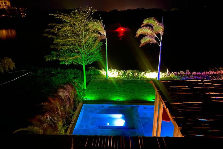 Pool at night