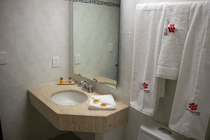 Interior de un baño