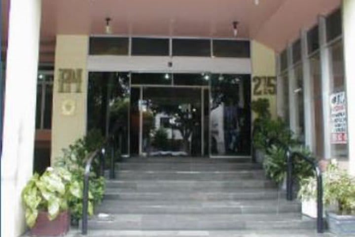 Entrance to the Plaza Hotel in Manaus