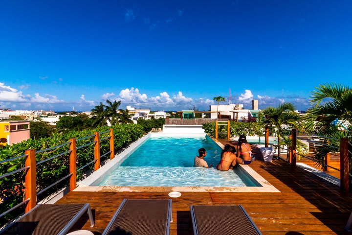 Piscina en la terraza