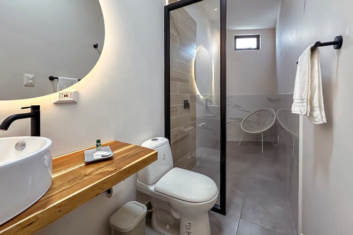 Baño privado de una habitación