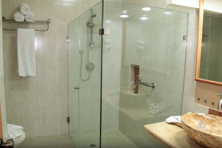 In-room shower