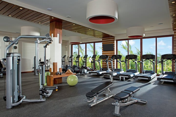 Equipped fitness center