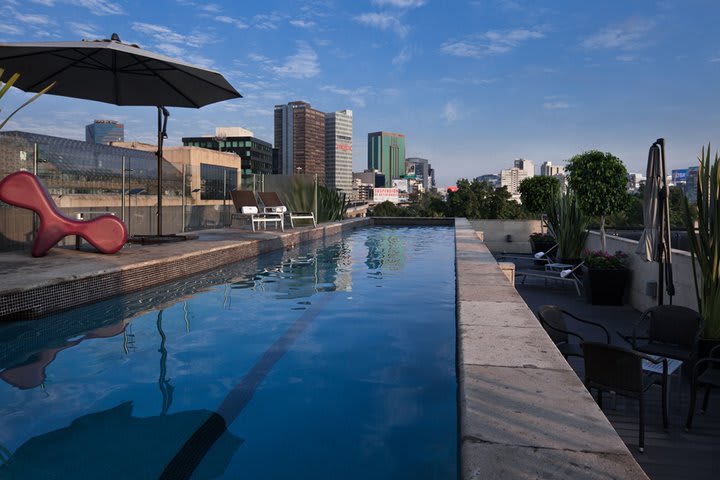 The pool at the property