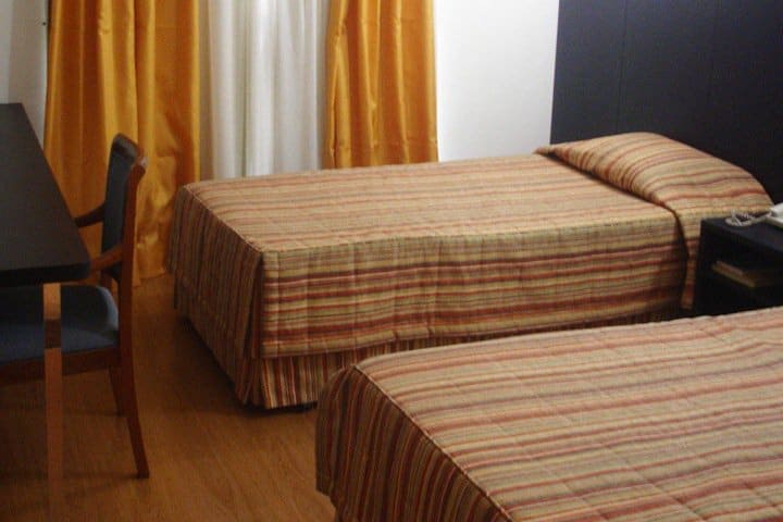 Guest room with two beds at the Saint Peter, hotel in downtown Brasilia