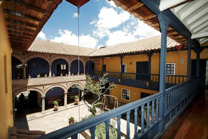 Patio interior del Tambo del Arriero Hotel Boutique