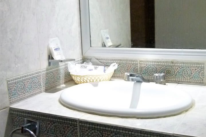 Interior de un baño