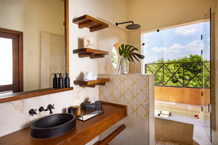 Bathroom in the premium suite