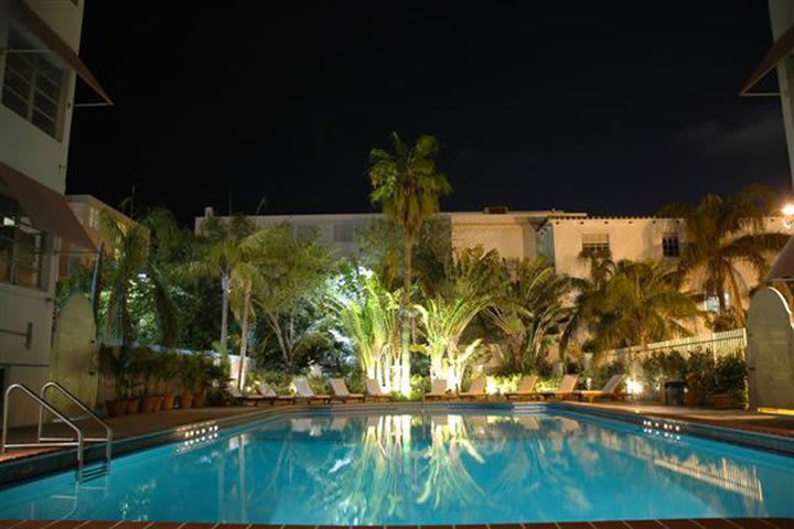 Pool at the Carlton Hotel South Beach