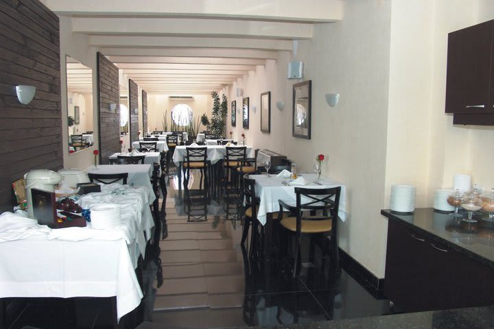 Restaurant at the Royal Jardins hotel in Sao Paulo