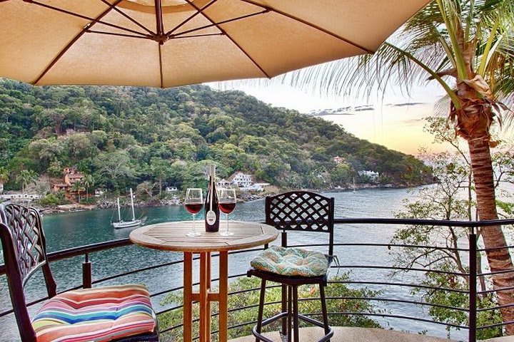 Table overlooking the bay