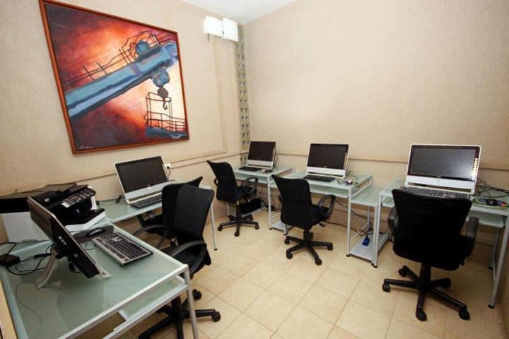 Business center at the MarOlinda Cult Hotel