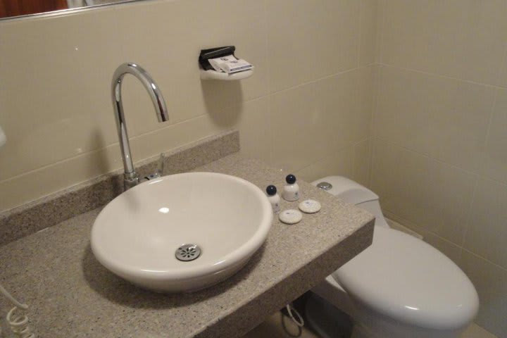 Private bathroom with amenities