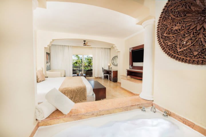 Vista de la junior suite con jacuzzi