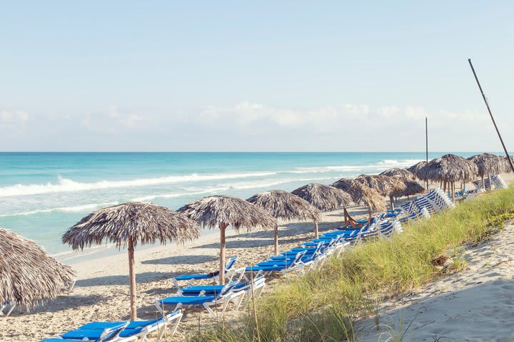 Hotel frente a la playa