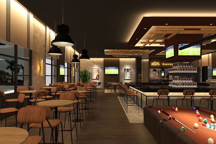 Sports Bar (imagen generada por computadora)