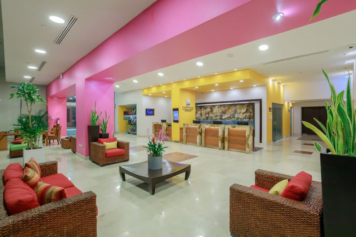 Lobby en la recepción