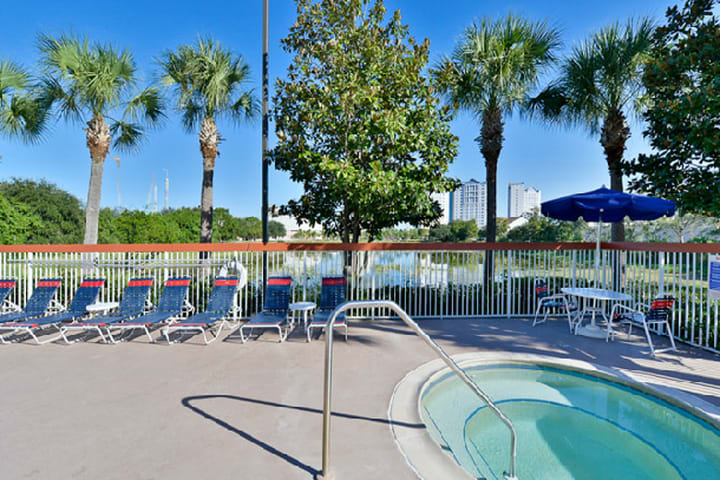 The Jacuzzi is ideal for relaxation