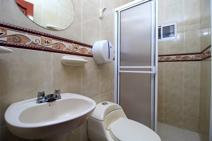 Interior de un baño