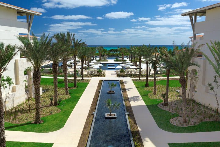 The resort has three pools