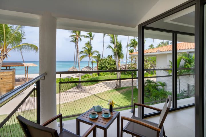 View of a Preferred Club junior suite with ocean view