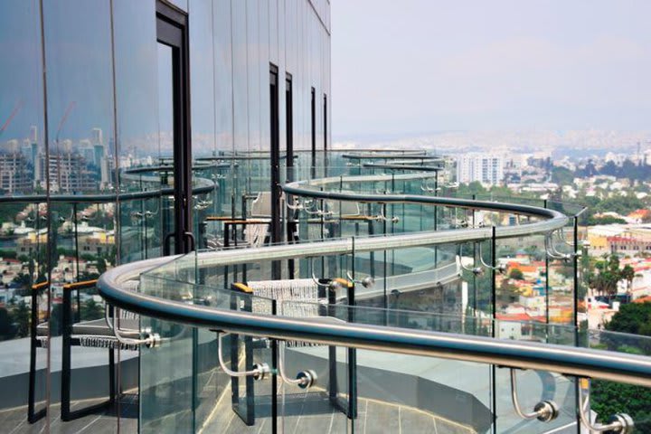 Balcony with panoramic view