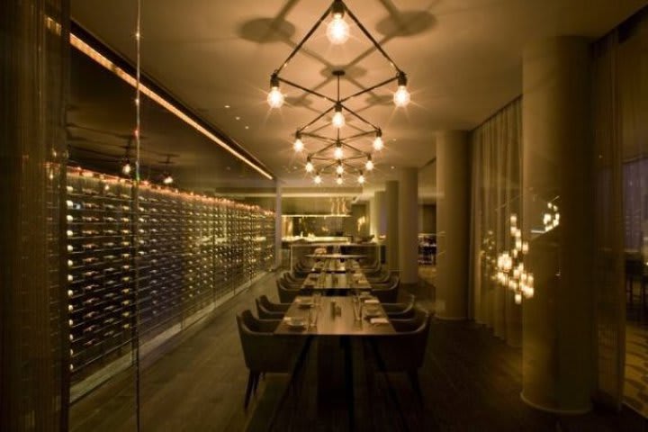 Wine cellar  at the Andaz West Hollywood hotel