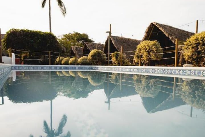 Vista de una piscina