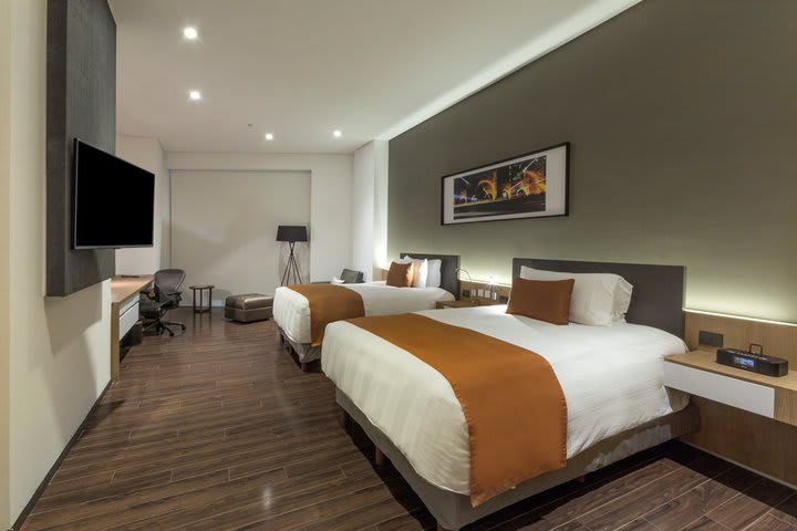 All accommodations were designed in Mexican contemporary style