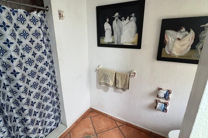 Baño privado con ducha de la suite de los Sueños