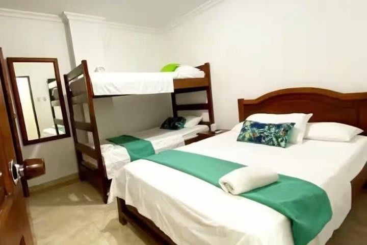 Habitación con litera