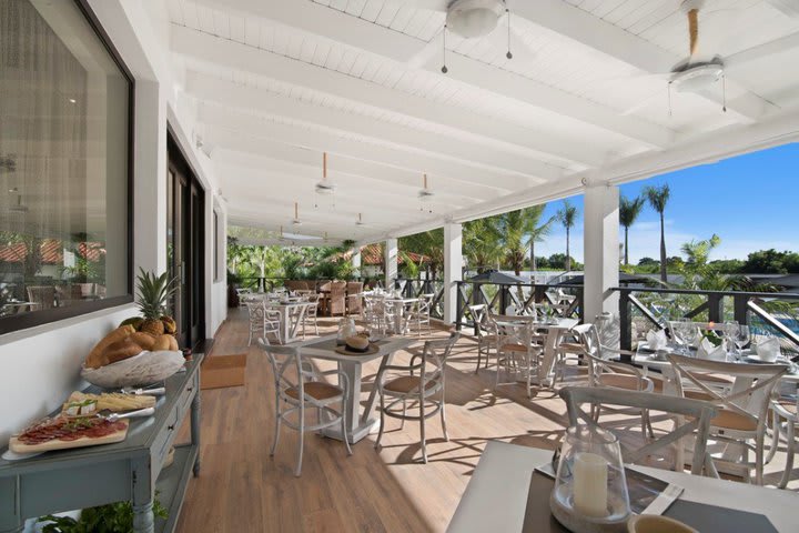 Terrace of a restaurant