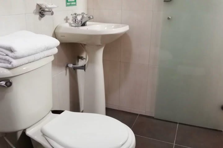 Interior de un baño