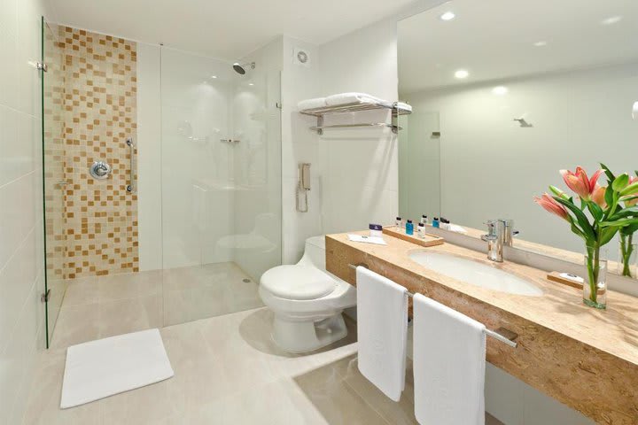 Interior of a bathroom