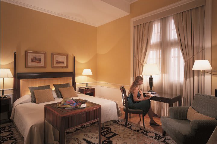 Guest room at Copacabana Palace