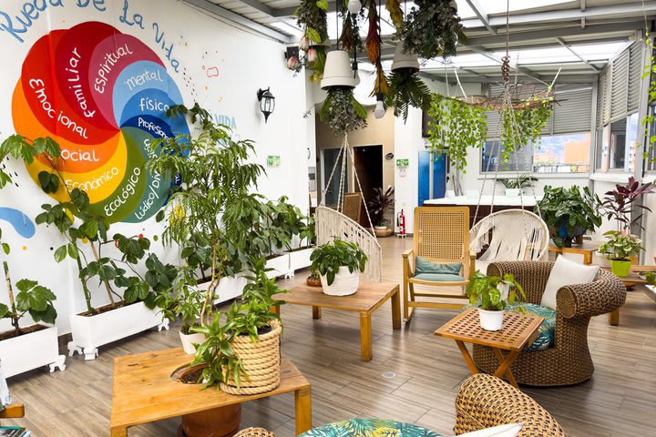 Indoor sitting area