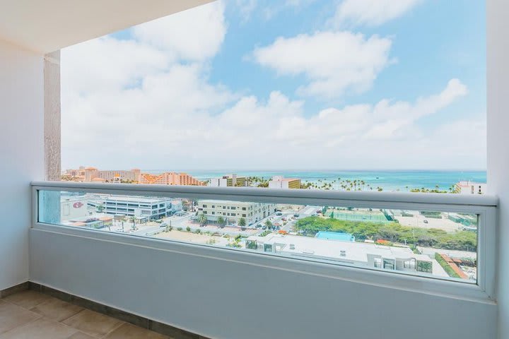 Balcony of a suite with ocean view