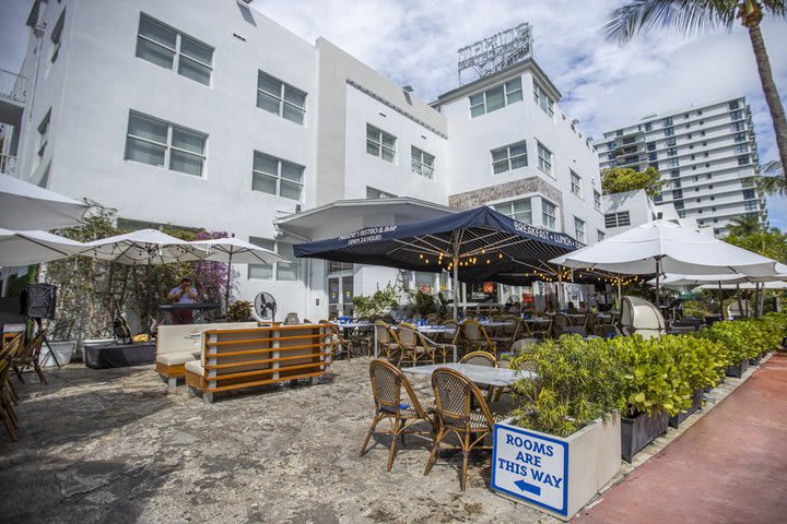 Terrace of the Maxine's Bistro & Bar restaurant