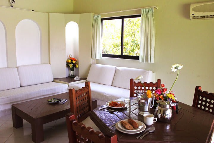 Sitting area in a villa