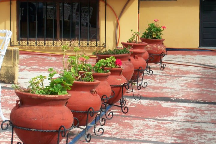 Terraza del Hotel Mansion de los Ángeles en San Cristóbal