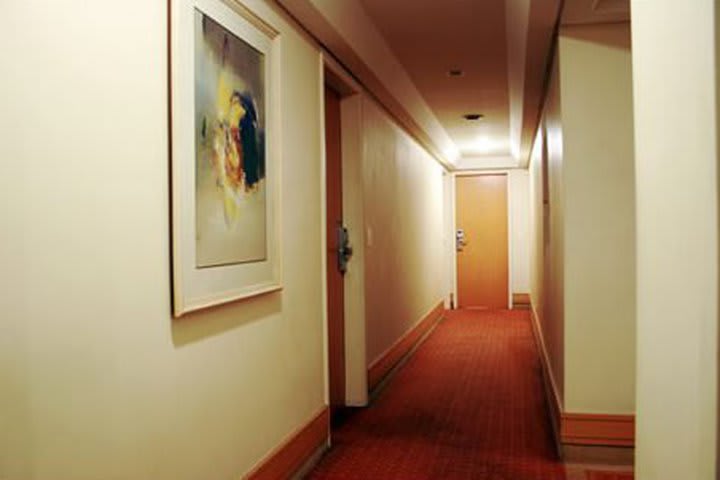 Interior view of the Tsue Bienal Flat hotel in Sao Paulo