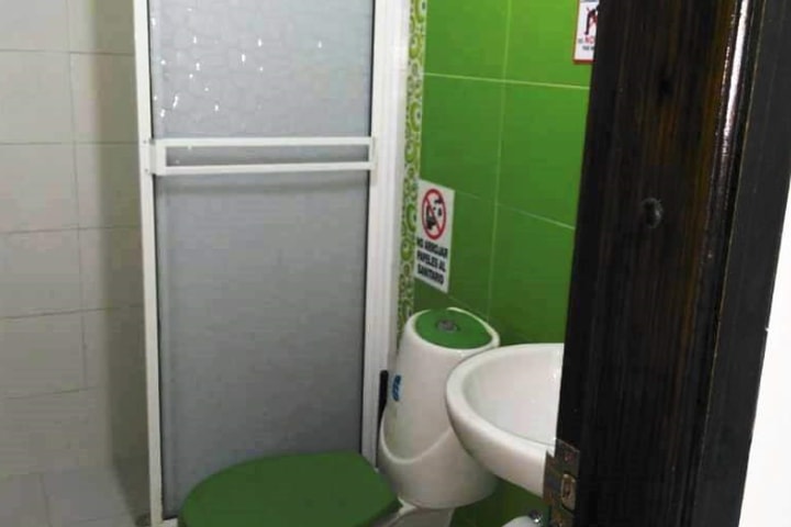 Interior de un baño