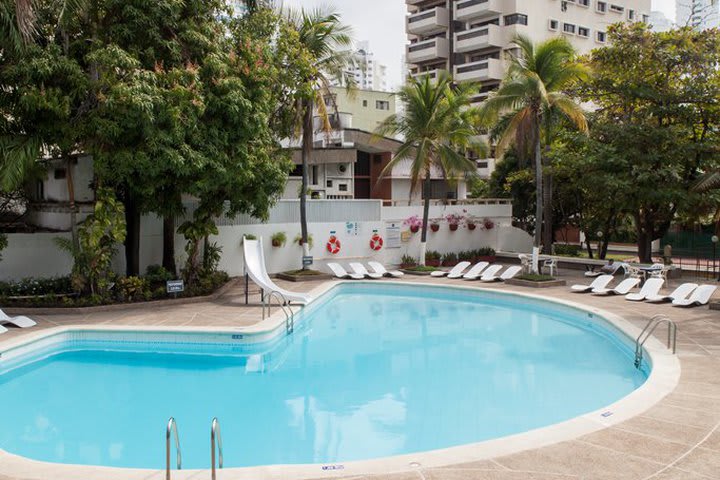 Vista desde la piscina