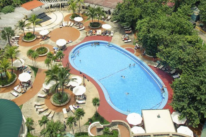 Vista de la piscina