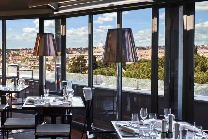 Restaurante del hotel Sofitel Villa Borghese en Roma