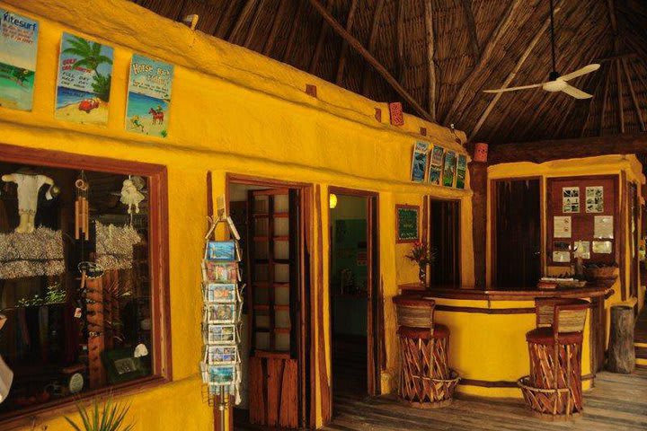 Front desk at Villas Delfines, Holbox Island