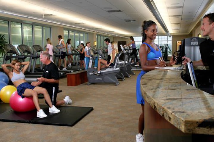 Fitness center at the Gaylord Palms Resort & Convention Center in Florida