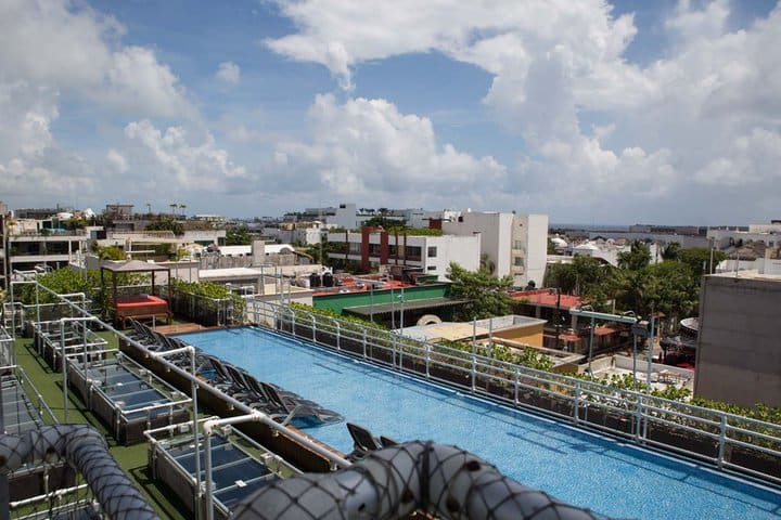 Vista de la piscina