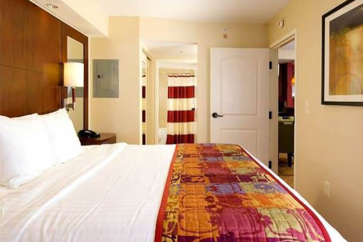 Suite king de una recámara del hotel en Orlando, Residence Inn by Marriott Airport