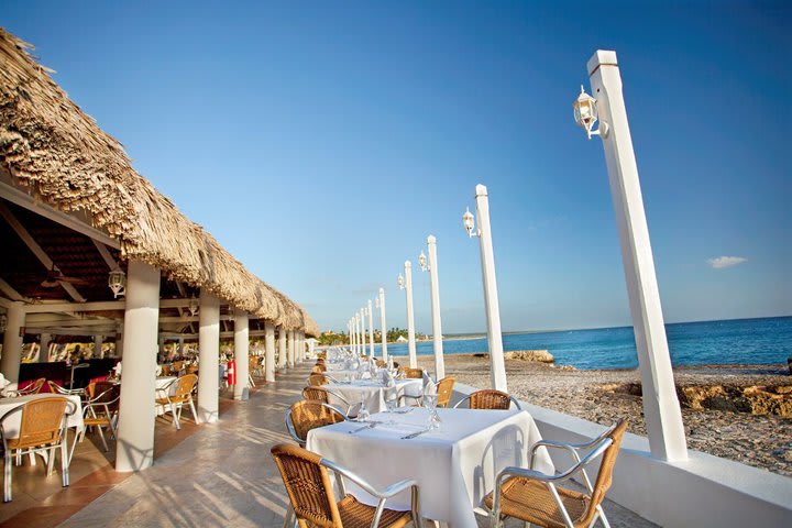 The resort has several terraces